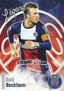 Sticker David Beckham - Paris Saint-Germain 50 ans n. C29 - Panini