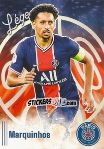 Cromo Marquinhos - Paris Saint-Germain 50 ans - Panini