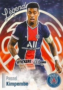 Sticker Presnel Kimpembe - Paris Saint-Germain 50 ans n. C32 - Panini