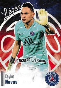 Sticker Keylor Navas - Paris Saint-Germain 50 ans n. C36 - Panini