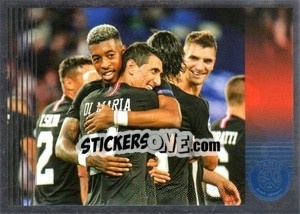 Sticker Presnel Kimpembe(en action) - Paris Saint-Germain 50 ans n. 36 - Panini