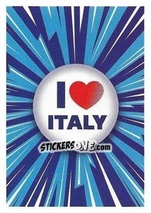 Sticker I love Italy - Unici 2021 n. 4 - Panini