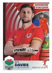 Sticker Ben Davies - Unici 2021 n. 5 - Panini