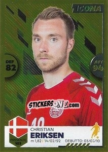 Sticker Christian Eriksen - Unici 2021 n. 10 - Panini