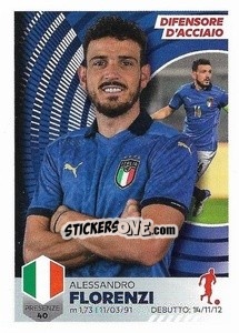 Sticker Alessandro Florenzi - Unici 2021 - Panini