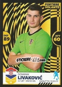 Sticker Dominik Livakovic - Unici 2021 - Panini