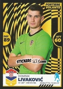 Sticker Dominik Livakovic - Unici 2021 n. 21 - Panini