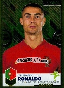 Sticker Cristiano Ronaldo - Unici 2021 n. 23 - Panini
