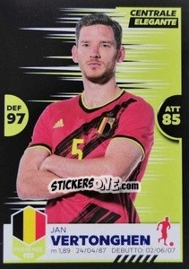 Sticker Jan Vertonghen - Unici 2021 n. 24 - Panini