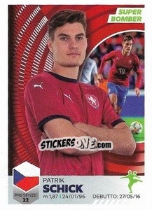 Sticker Patrik Schick - Unici 2021 n. 25 - Panini