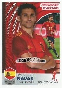 Sticker Jesus Navas - Unici 2021 n. 31 - Panini