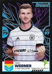 Sticker Timo Werner - Unici 2021 n. 33 - Panini