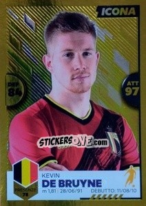 Cromo Kevin De Bruyne - Unici 2021 - Panini