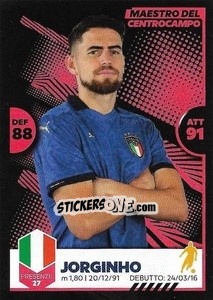 Cromo Jorginho - Unici 2021 - Panini