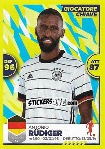 Cromo Antonio Rudiger - Unici 2021 - Panini