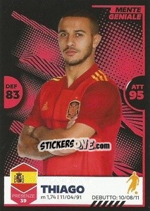 Sticker Thiago Alc疣tara - Unici 2021 - Panini