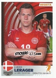 Cromo Lukas Lerager - Unici 2021 - Panini