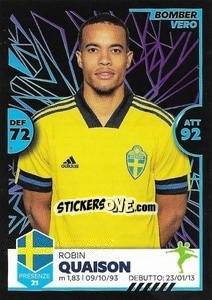 Figurina Robin Quaison - Unici 2021 - Panini