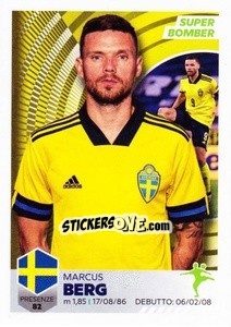 Figurina Marcus Berg - Unici 2021 - Panini