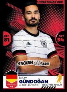Sticker Ilkay Gundogan - Unici 2021 n. 62 - Panini