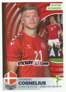 Sticker Andreas Cornelius - Unici 2021 n. 63 - Panini