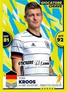 Sticker Toni Kroos - Unici 2021 n. 70 - Panini