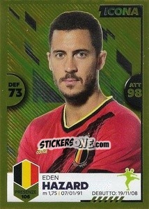 Sticker Eden Hazard - Unici 2021 n. 71 - Panini