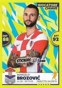 Sticker Marcelo Brozovic - Unici 2021 n. 74 - Panini