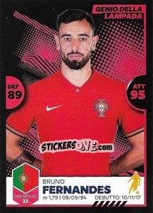 Sticker Bruno Fernandes - Unici 2021 n. 76 - Panini