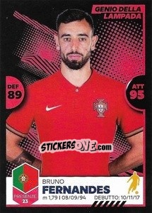 Cromo Bruno Fernandes - Unici 2021 - Panini