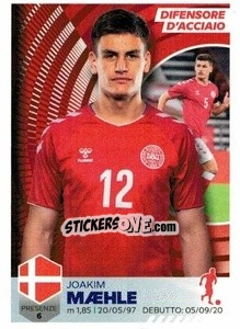 Sticker Joakim Maehle - Unici 2021 n. 78 - Panini