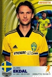 Sticker Albin Ekdal - Unici 2021 n. 80 - Panini