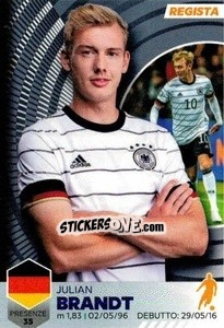 Sticker Julian Brandt - Unici 2021 n. 86 - Panini