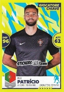 Sticker Rui Patricio - Unici 2021 n. 87 - Panini