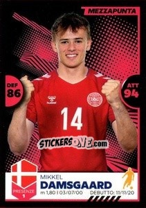 Sticker Mikkel Damsgaard - Unici 2021 n. 88 - Panini
