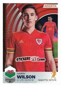 Sticker Harry Wilson - Unici 2021 n. 89 - Panini
