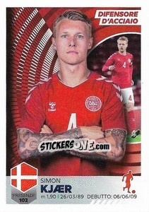 Cromo Simon Kjaer - Unici 2021 - Panini