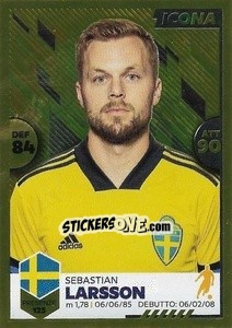 Sticker Sebastian Larsson - Unici 2021 n. 93 - Panini