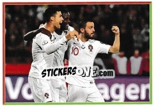 Figurina Giocatori Esultano - Portugal - Fome de Vencer 2021 n. 1 - Panini