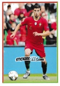 Sticker Rúben Dias - Portugal - Fome de Vencer 2021 n. 26 - Panini