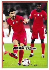 Sticker Rúben Neves - Portugal - Fome de Vencer 2021 n. 44 - Panini