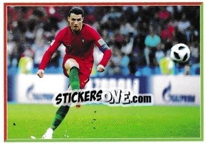Sticker Cristiano Ronaldo - Portugal - Fome de Vencer 2021 n. 57 - Panini