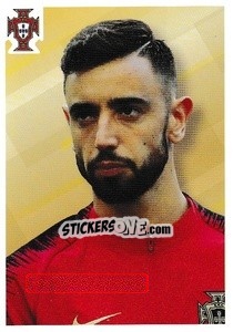 Sticker Bruno Fernandes - Portugal - Fome de Vencer 2021 n. 73 - Panini