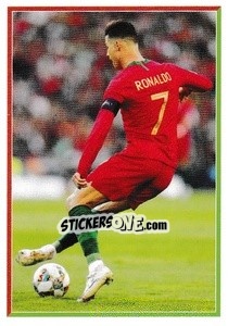 Sticker Cristiano Ronaldo - Portugal - Fome de Vencer 2021 n. 78 - Panini