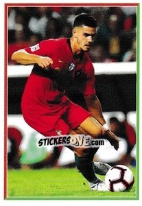 Sticker André Silva - Portugal - Fome de Vencer 2021 n. 98 - Panini