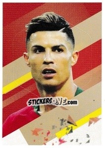 Sticker Cristiano Ronaldo - Portugal - Fome de Vencer 2021 n. 75 - Panini