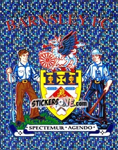 Sticker Barnsley Club Badge - Coca-Cola Championship 2008-2009 - Panini