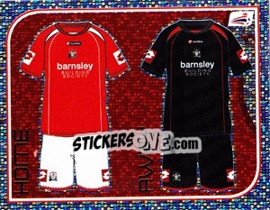 Sticker Barnsley Kits - Coca-Cola Championship 2008-2009 - Panini