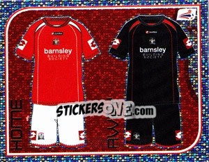 Sticker Barnsley Kits - Coca-Cola Championship 2008-2009 n. 6 - Panini