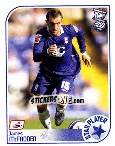 Sticker James McFadden - Coca-Cola Championship 2008-2009 n. 27 - Panini